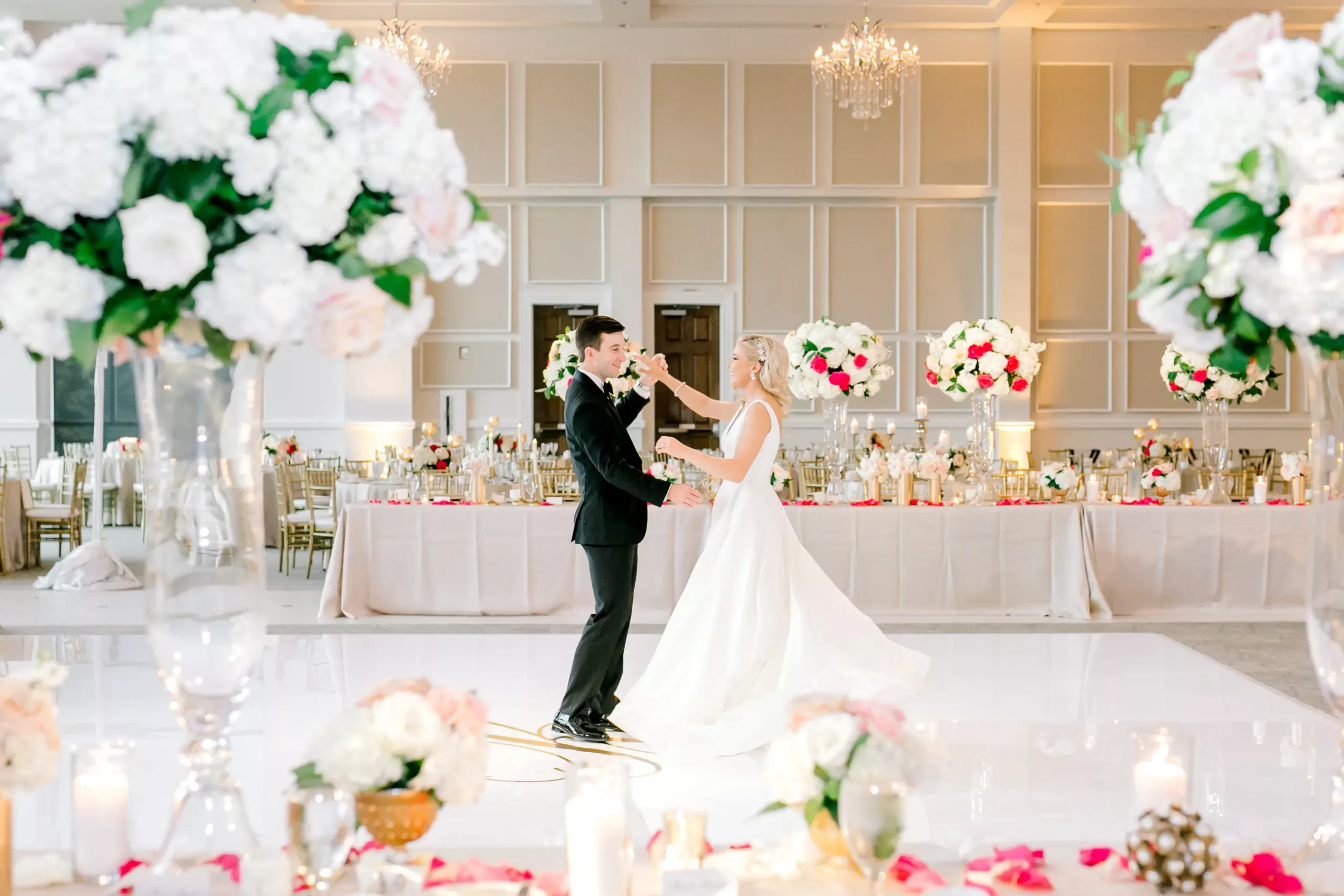 99 The Greater Keller Ballroom Reception Area | wedding venues in southlake tx